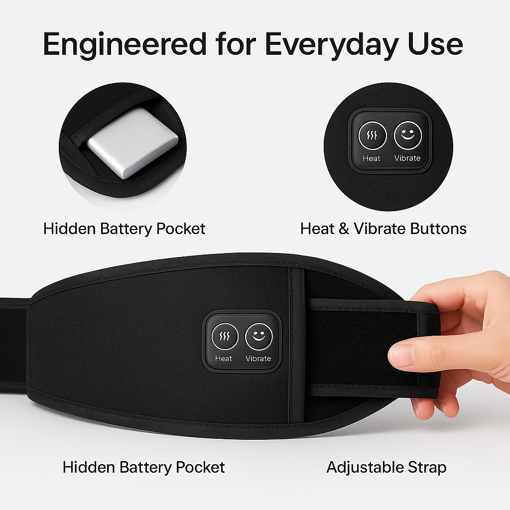 GoodBack Cordless Back Massager Belt